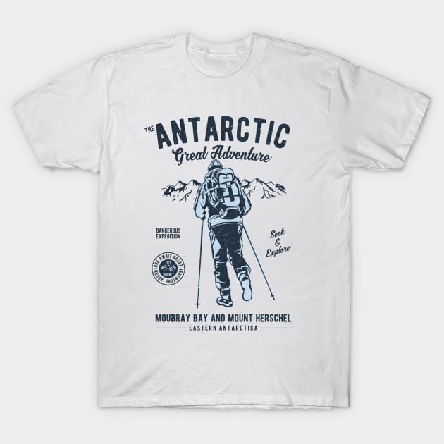 Adventure of the Antarctic, mystical expedition! T-Shirt by The Hammer
